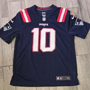 NFL Men's Navy and Red Patriots Jersey